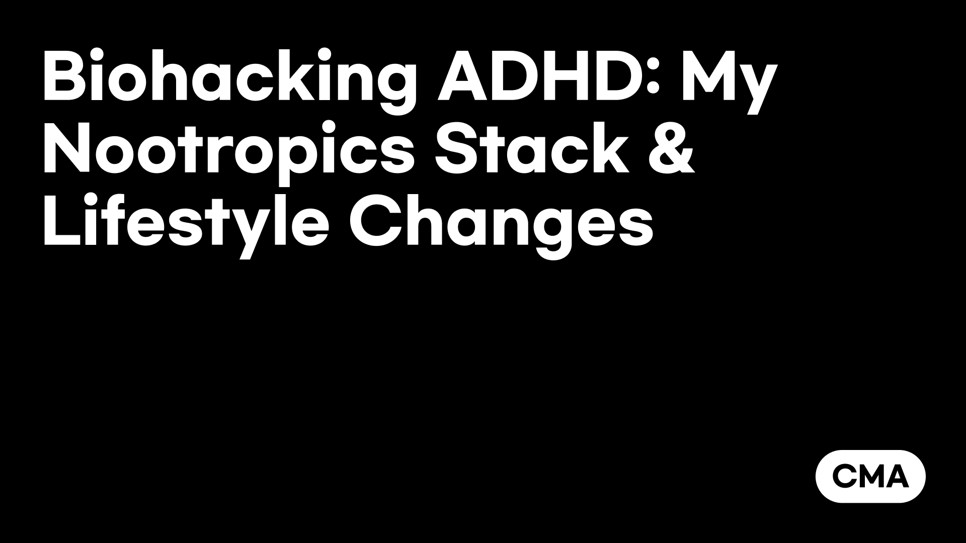 Biohack ADHD Naturally: My Proven Stack